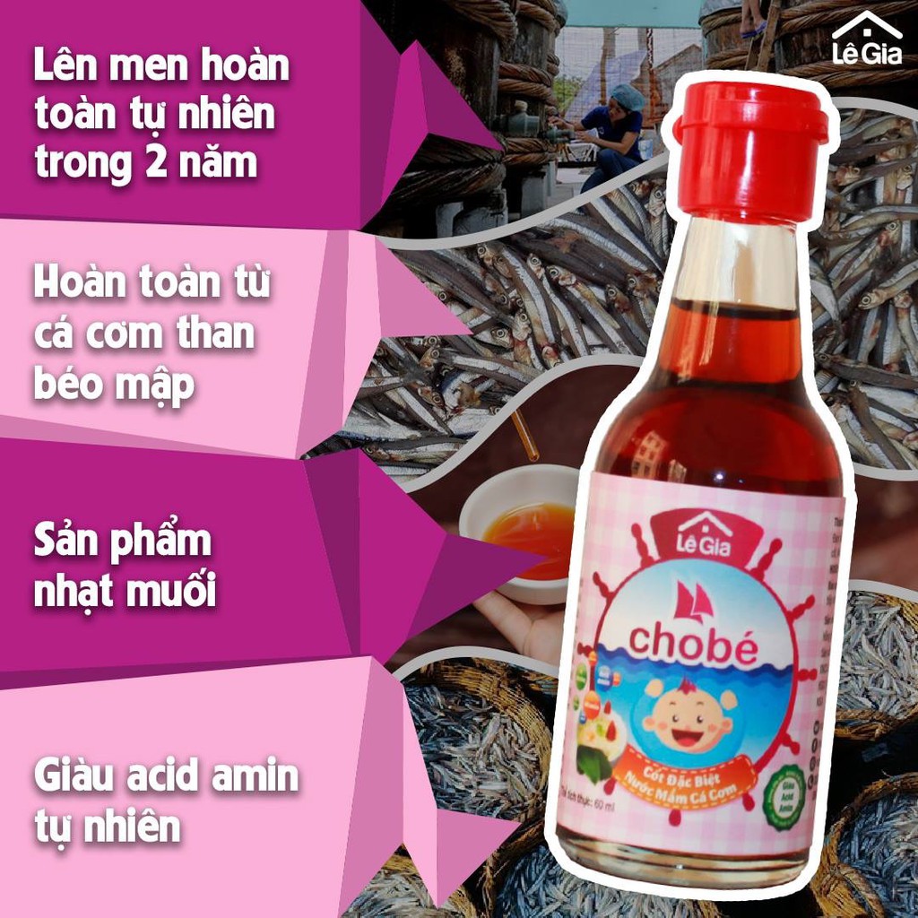 Nước mắm cho bé Lê Gia