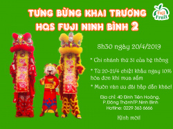 Thông báo: Khai trương hoa quả sạch Fuji Ninh Bình 2