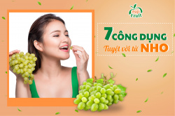 7 CÔNG DỤNG CỦA QUẢ NHO