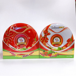 Kẹo Toffeemix hộp sắt tròn