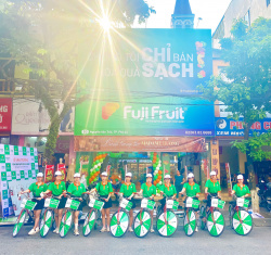 TƯNG BỪNG KHAI TRƯƠNG HOA QUẢ SẠCH FUJI HÀ NAM