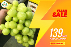 FLASH SALE NHO XANH MỸ 139K DUY NHẤT NGÀY 21/12