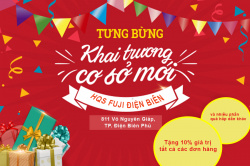 TƯNG BỪNG KHAI TRƯƠNG HQS FUJI ĐIỆN BIÊN