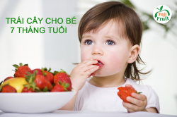 LỰA CHỌN TRÁI CÂY CHO BÉ 7 THÁNG TUỔI NHƯ THẾ NÀO ?